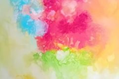 Bild Nr. 184, Acrylbild Frühling Abstrakt 50 x 70, Leinwand auf Keilrahmen, gemalt und gespachtelt mit feinster Künstlerfarbe, dieses Bild wurde mit einem Firnis versehen, original handgefertigt ( 2025 ), Unikat  